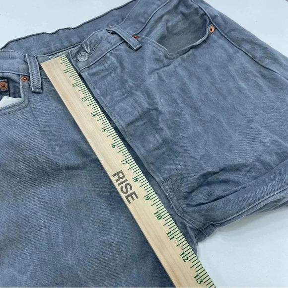 Levi's 501 Jeans Mens Size 36x34 gray button fly 0989 - Picture 8 of 12